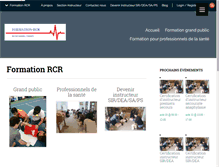 Tablet Screenshot of formation-rcr.com